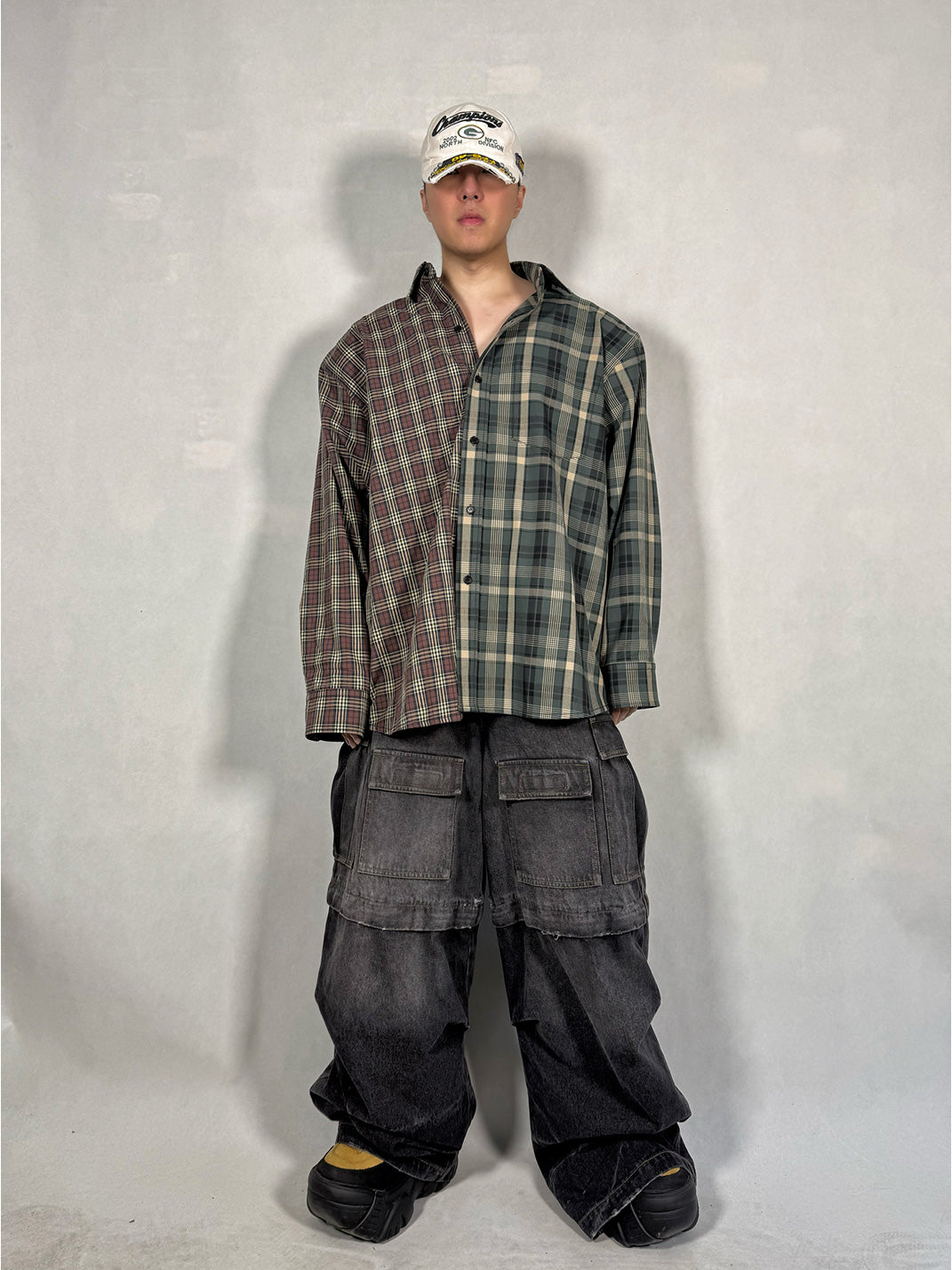 WoosterArchive | Heavy Washed Demin Cargo Pants With Removable Legs - PSYLOS 1, WoosterArchive | Heavy Washed Demin Cargo Pants With Removable Legs, Men's Wear, WoosterArchive, PSYLOS 1